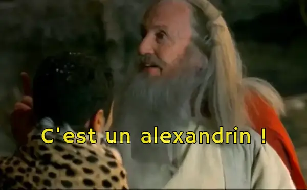 C’est un alexandrin